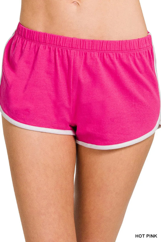Image of Zenana Elastic Waistband Dolphin Shorts | Queeble.shop