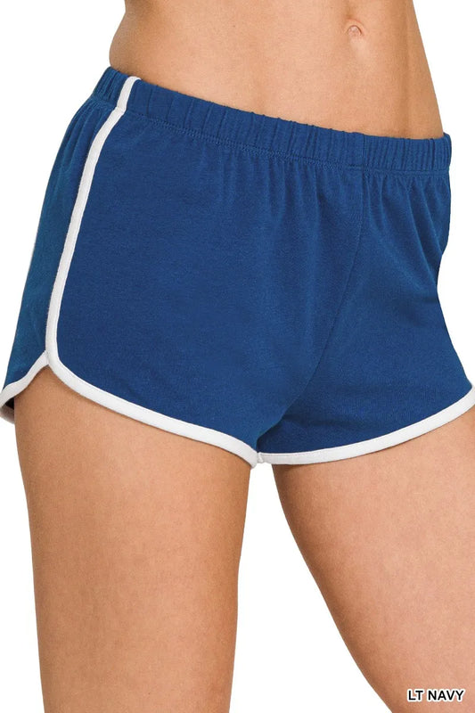 Image of Zenana Elastic Waistband Dolphin Shorts | Queeble.shop