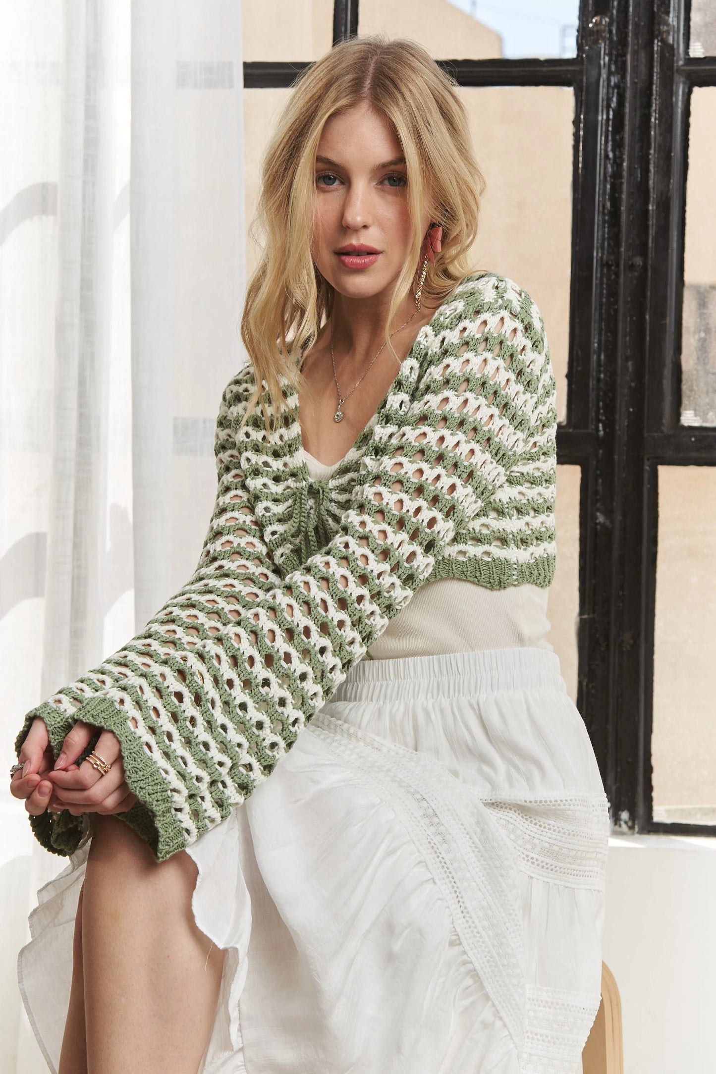 Image of ADORA Long Sleeves Sweater Top | Queeble.shop