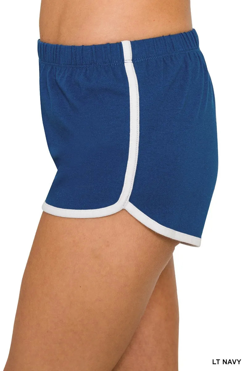 Image of Zenana Elastic Waistband Dolphin Shorts | Queeble.shop