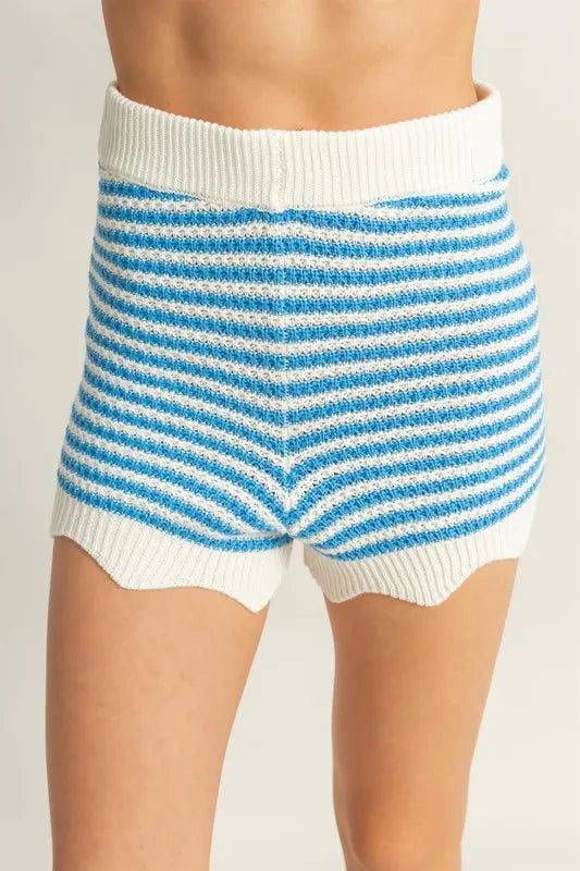 Image of HYFVE Striped Cropped Tank and Shorts Set | Queeble.shop