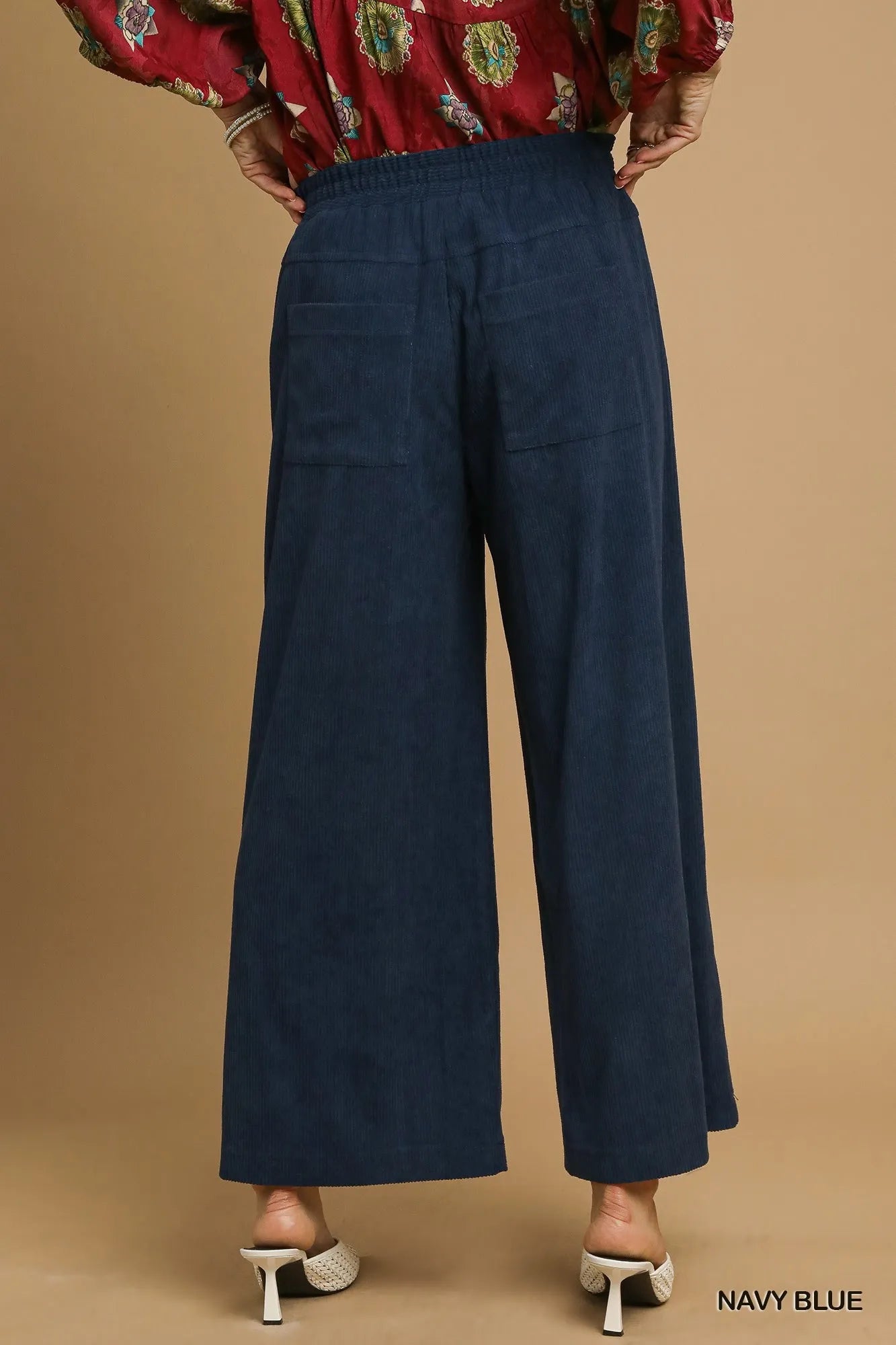 Image of Umgee Wide-Leg Corduroy Pants | Queeble.shop