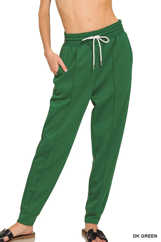 Image of Zenana Drawstring Scuba Sweatpants with Pockets | Queeble.shop