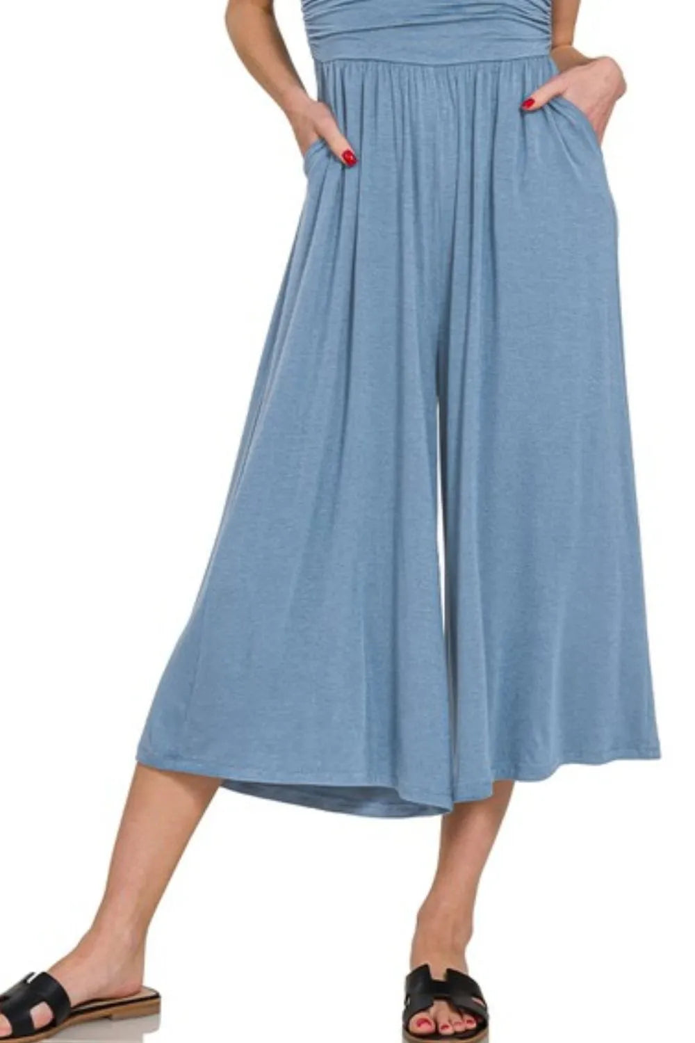 Image of Zenana Double Layered Strapless Tube Top Jumpsuit | Queeble.shop