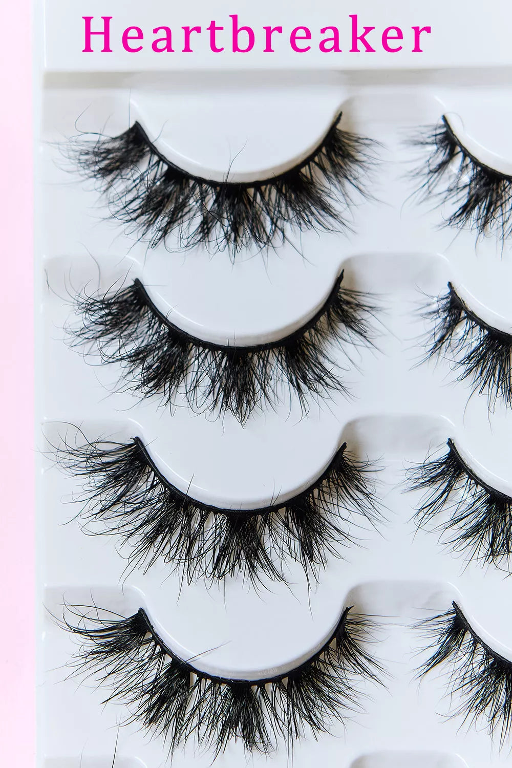 Image of SO PINK BEAUTY Mink Eyelashes 5 Pairs | Queeble.shop