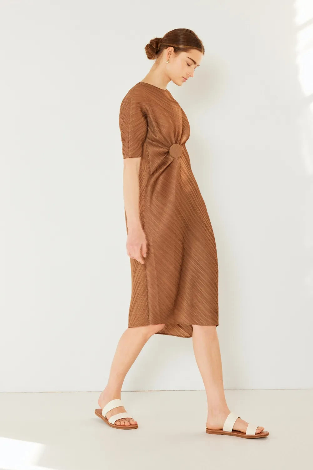 Image of Marina West Swim Pleated Dolman Sleeve Dress | Queeble.shop