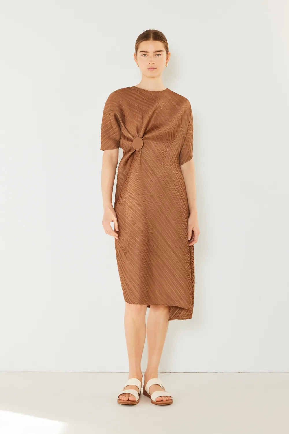 Image of Marina West Swim Pleated Dolman Sleeve Dress | Queeble.shop