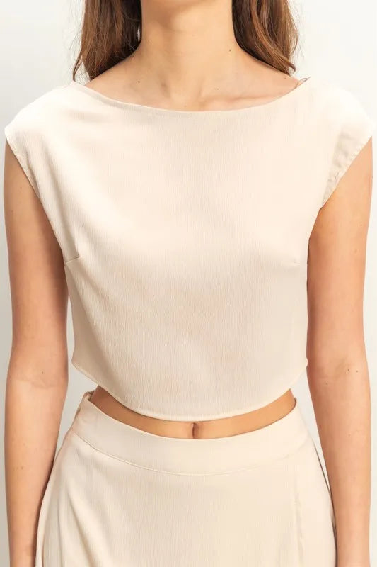 Image of HYFVE Sleeveless Top and Maxi Skirt Set | Queeble.shop
