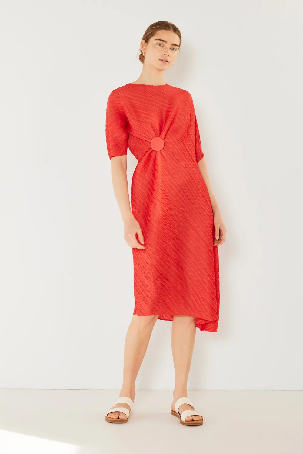 Image of Marina West Swim Pleated Dolman Sleeve Dress | Queeble.shop