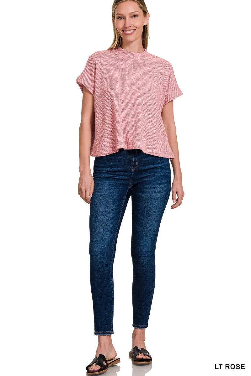 Image of Zenana Sweater Boxy Top & Long Pants Set | Queeble.shop