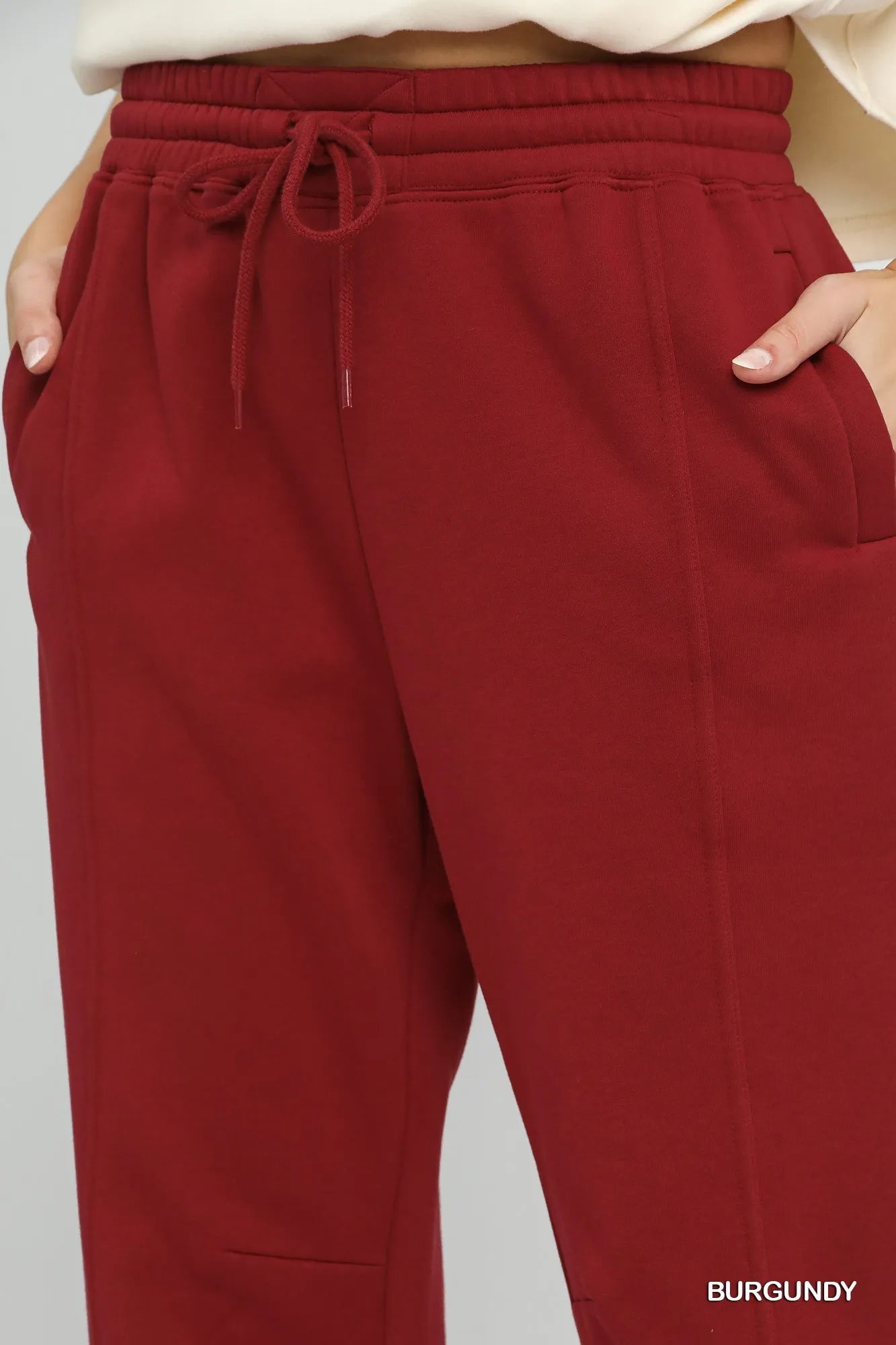 Image of Umgee Fleece Jogger Pants with Drawstring | Queeble.shop