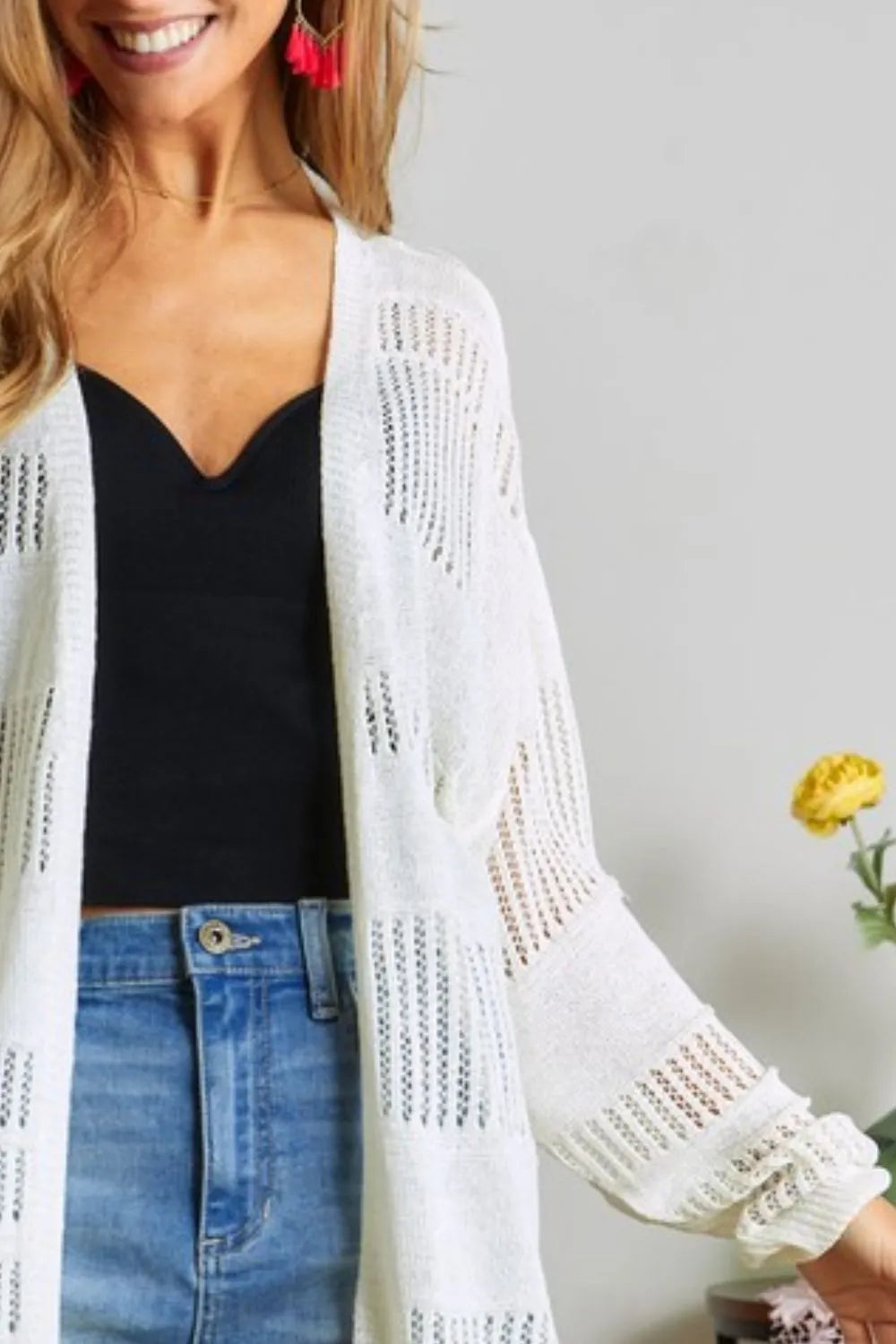 Image of ADORA Lightweight Sweater Knit Cardigan | Queeble.shop