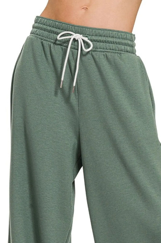 Image of Zenana Scuba Drawstring Pants | Queeble.shop
