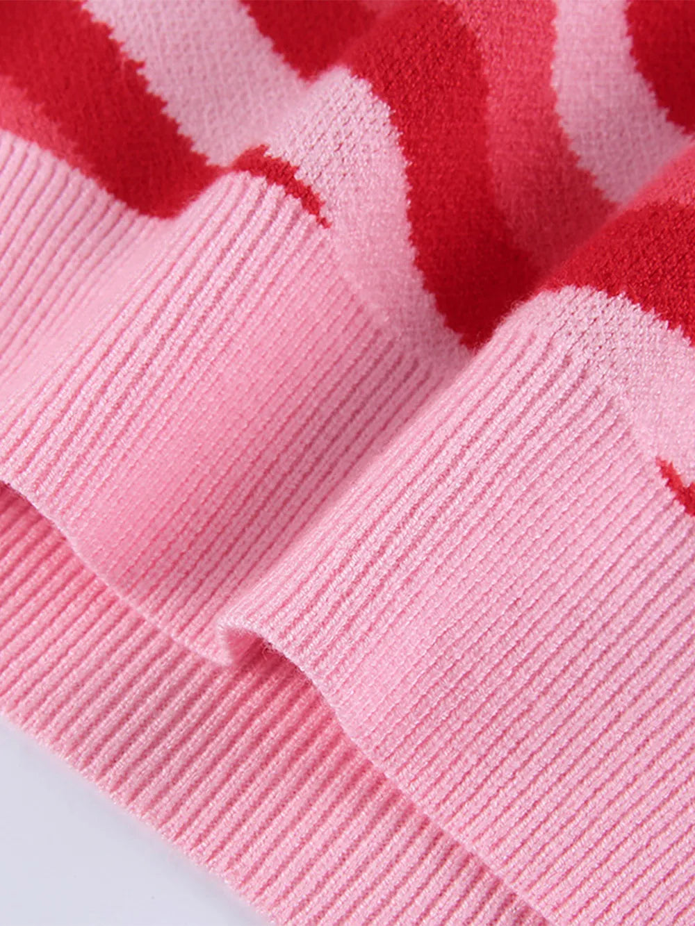 Image of Heart Mock Neck Sweater Vest | Queeble.shop