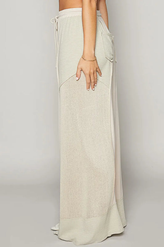 Image of POL Drawstring Wide Leg Pants | Queeble.shop