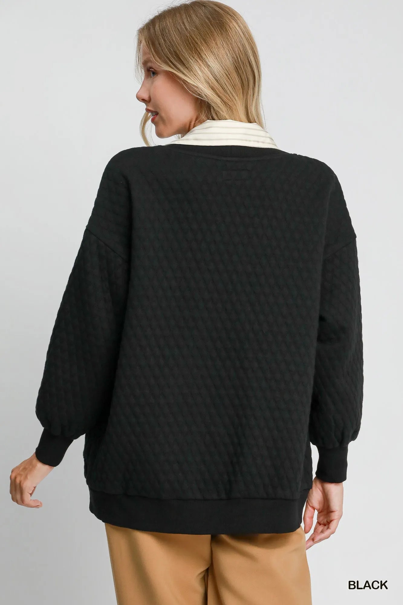 Image of Umgee Button-Up Jacquard Cardigan | Queeble.shop