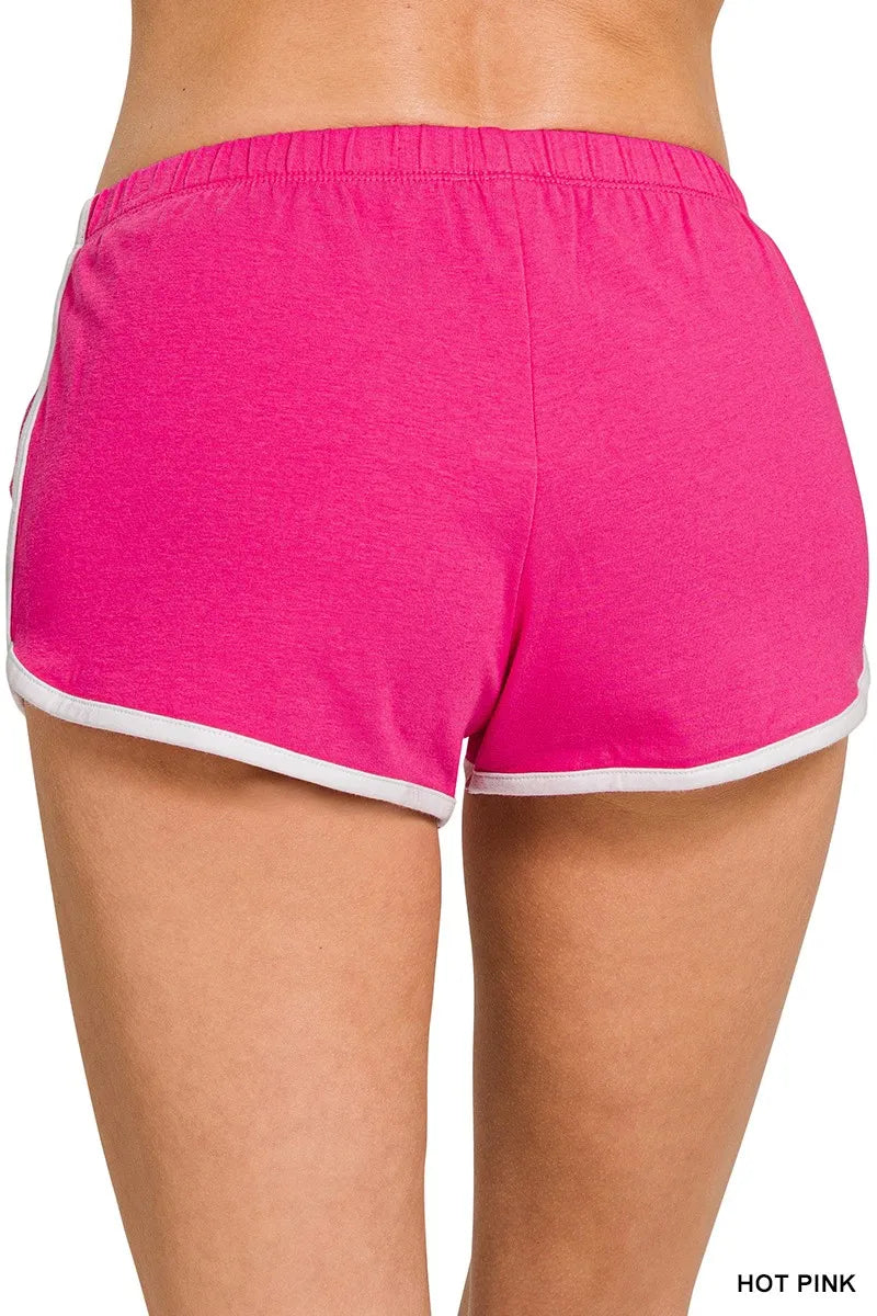 Image of Zenana Elastic Waistband Dolphin Shorts | Queeble.shop