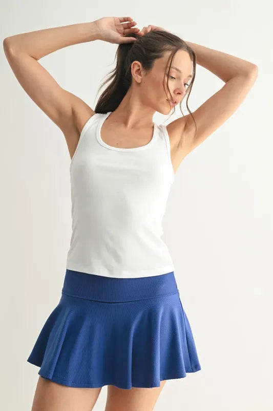 Image of MONO B Slim Fit Scoop Neck Tank | Queeble.shop