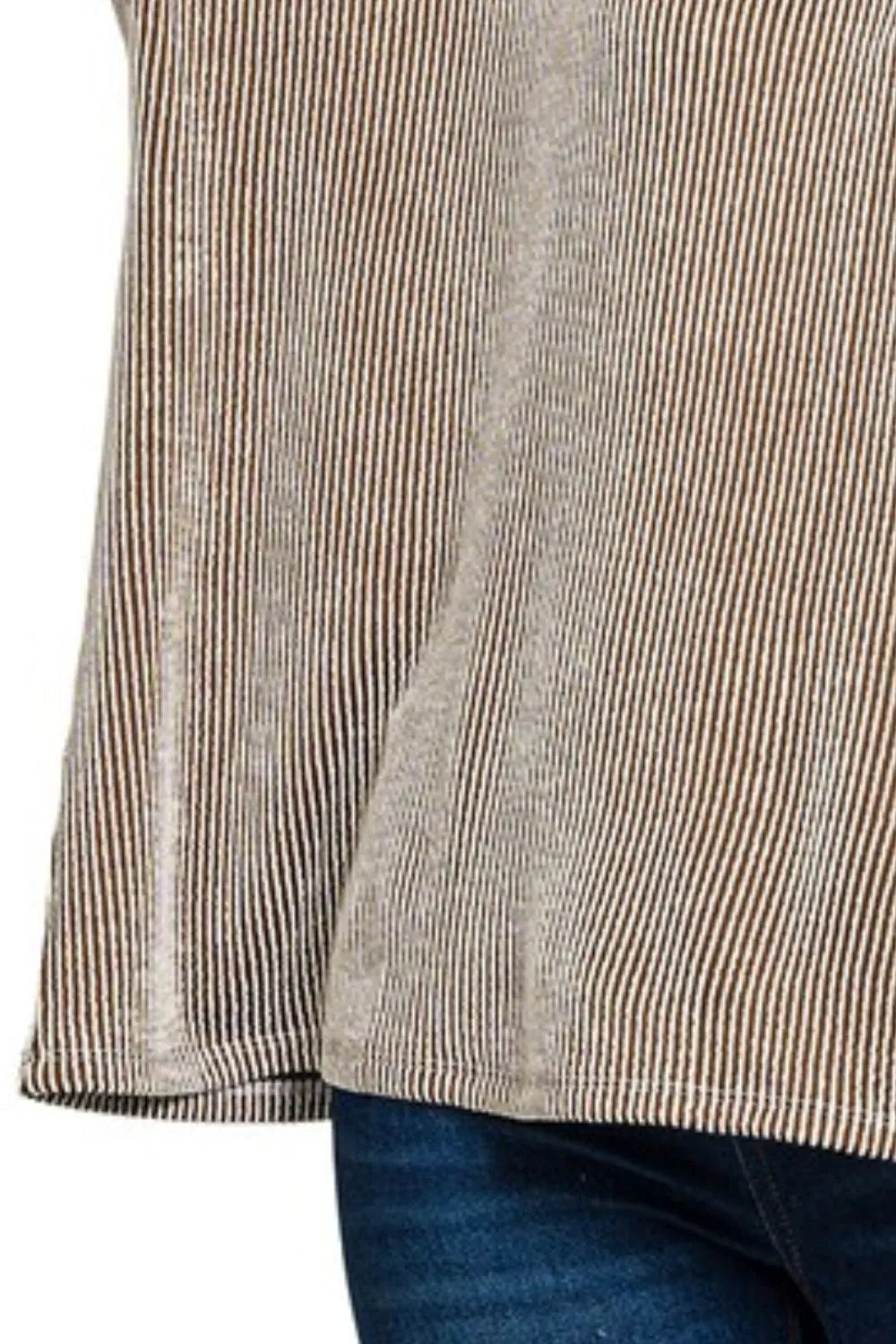 Image of Zenana Corded Rib Oversized Short Sleeve Top | Queeble.shop