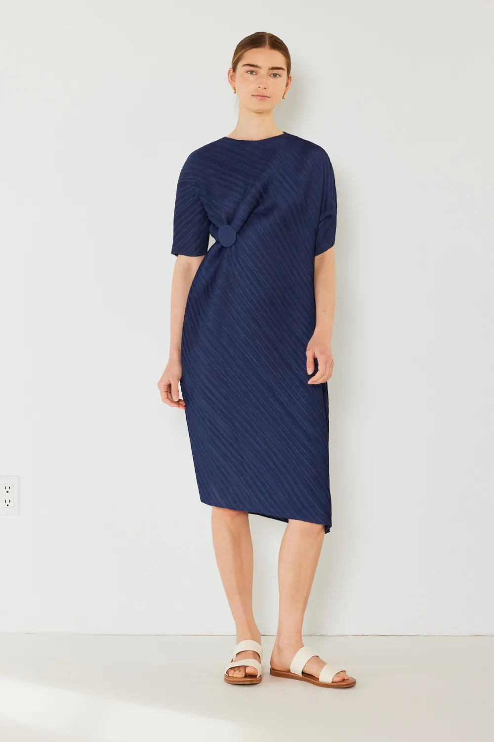 Image of Marina West Swim Pleated Dolman Sleeve Dress | Queeble.shop