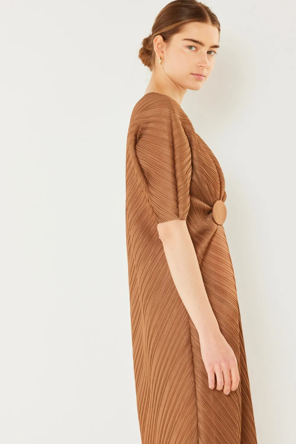 Image of Marina West Swim Pleated Dolman Sleeve Dress | Queeble.shop