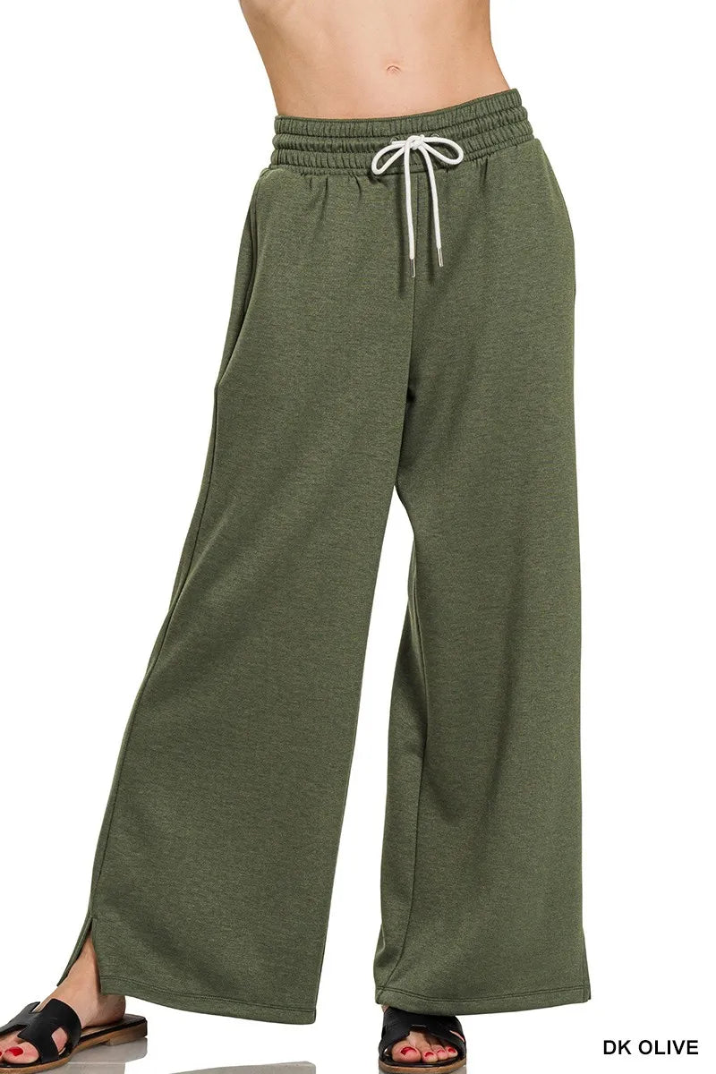 Image of Zenana Scuba Drawstring Pants | Queeble.shop