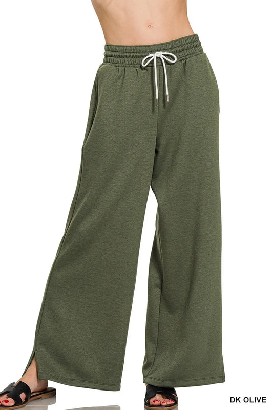 Image of Zenana Scuba Drawstring Pants | Queeble.shop