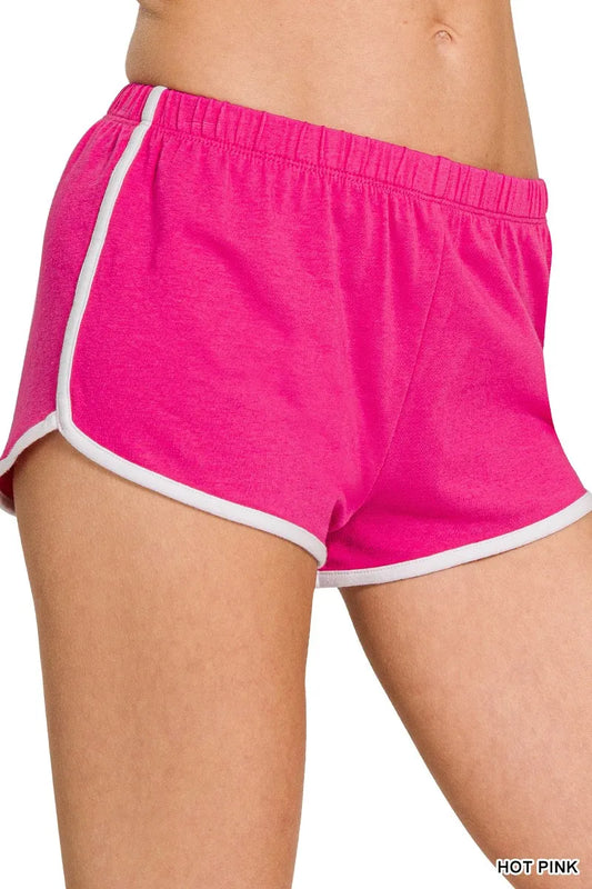 Image of Zenana Elastic Waistband Dolphin Shorts | Queeble.shop