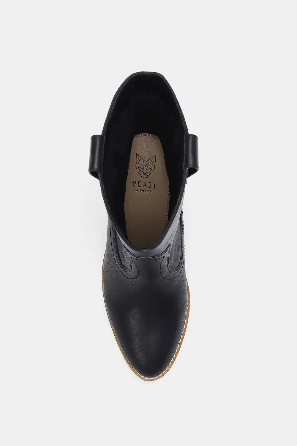 Image of Beast Fashion Butterfly Cut Detail Point Toe Boots | Queeble.shop