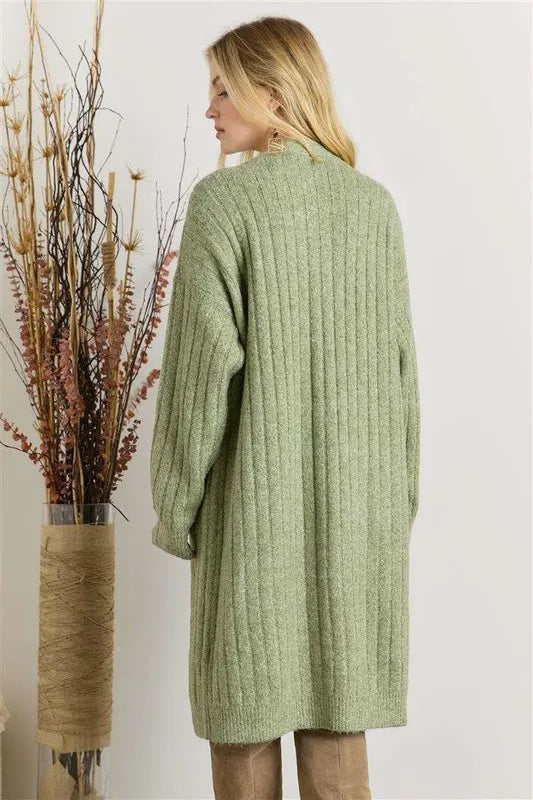 Image of ADORA Super Soft Rib Knit Cardigan | Queeble.shop