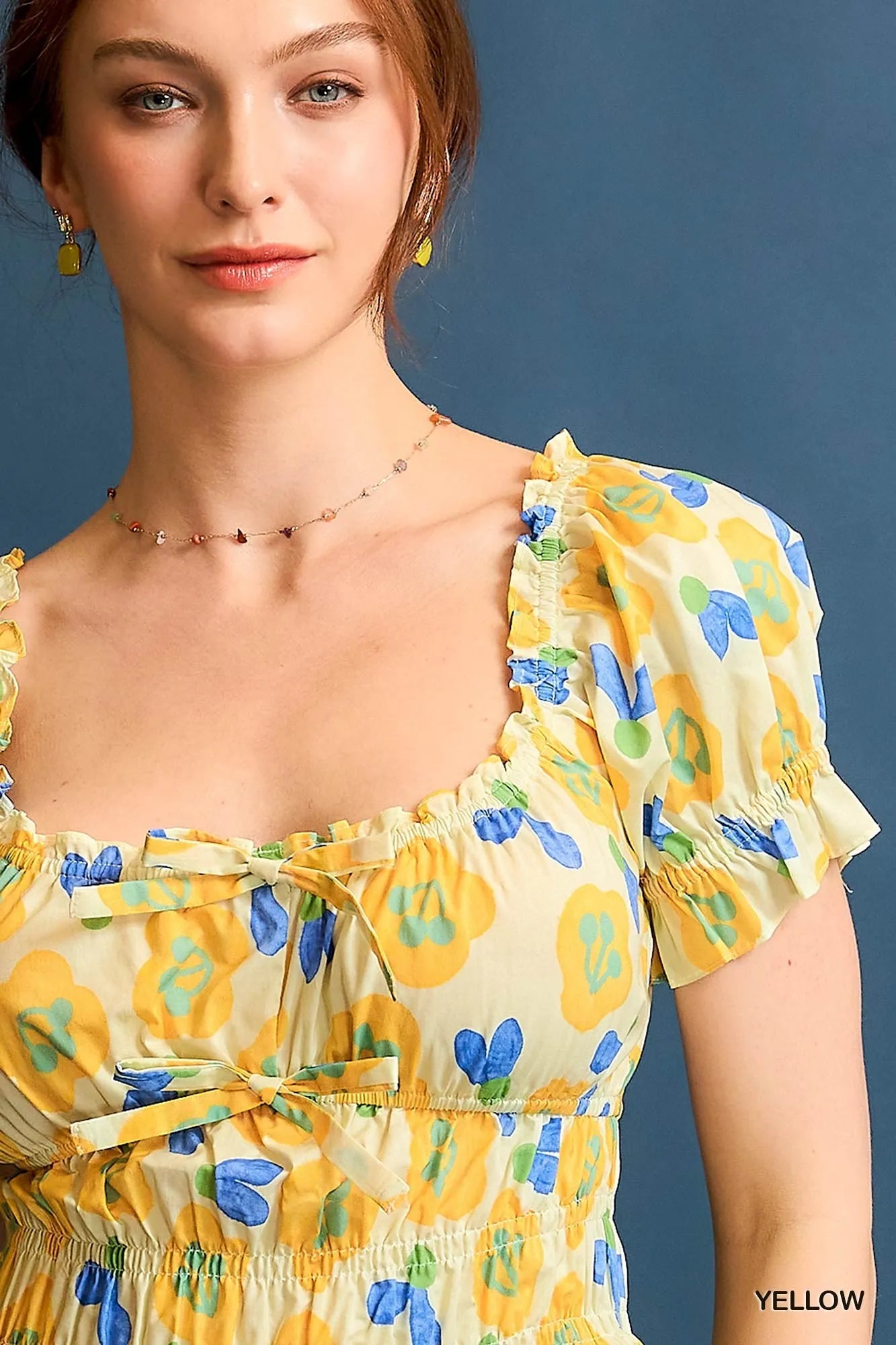 Image of Umgee Floral Smocked Peplum Blouse | Queeble.shop