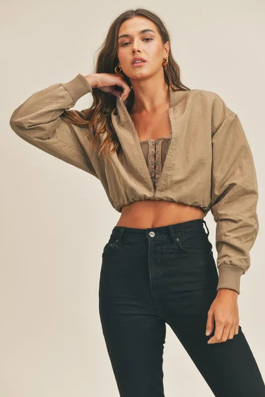 Image of MABLE Long Sleeve Two Way Jacket | Queeble.shop