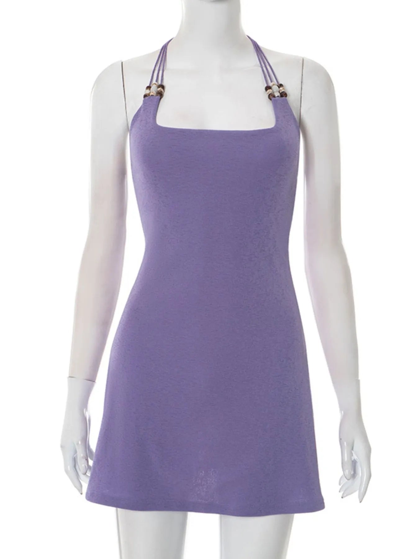 Image of Halter Neck Bodycon Cami Dress | Queeble.shop