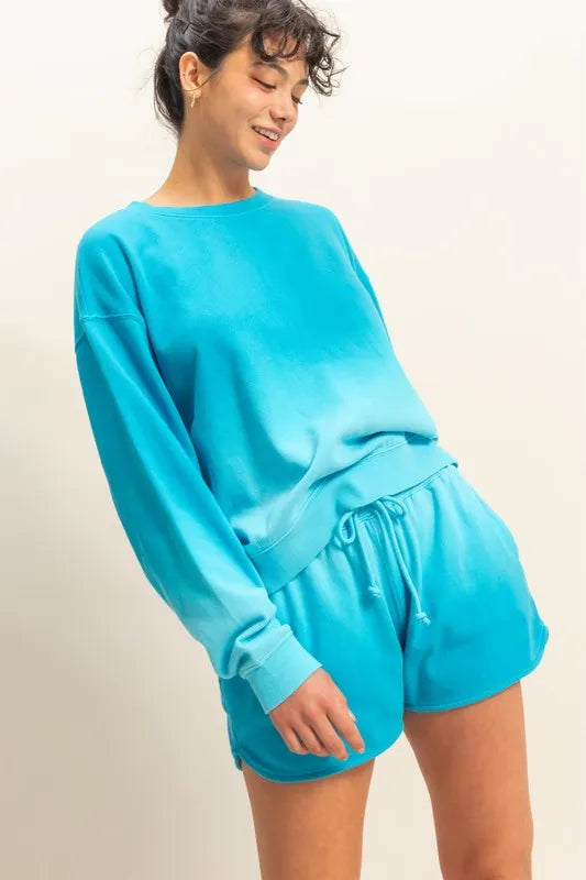 Image of HYFVE Dip Dye Long Sleeve Sweatshirt | Queeble.shop
