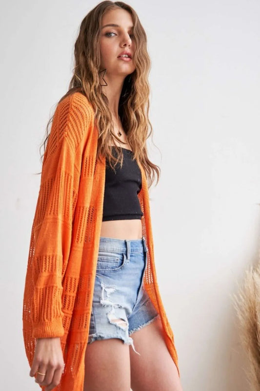 Image of ADORA Lightweight Sweater Knit Cardigan | Queeble.shop