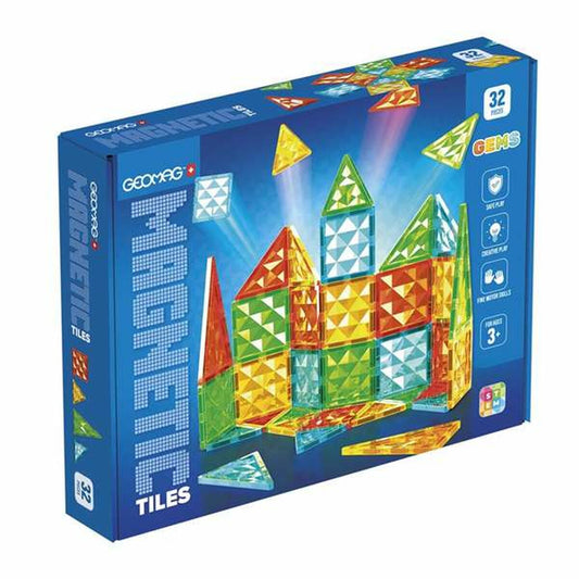 Educational Game Geomag Magnetic Tiles-0
