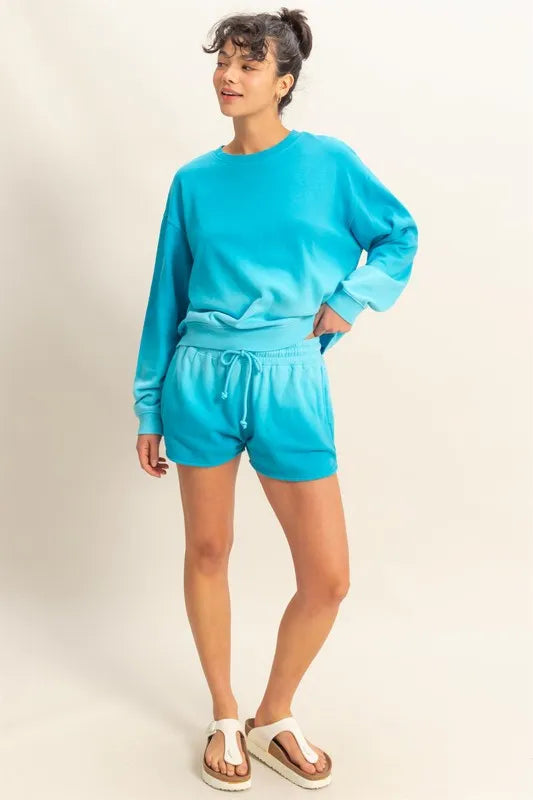 Image of HYFVE Dip Dye Long Sleeve Sweatshirt | Queeble.shop