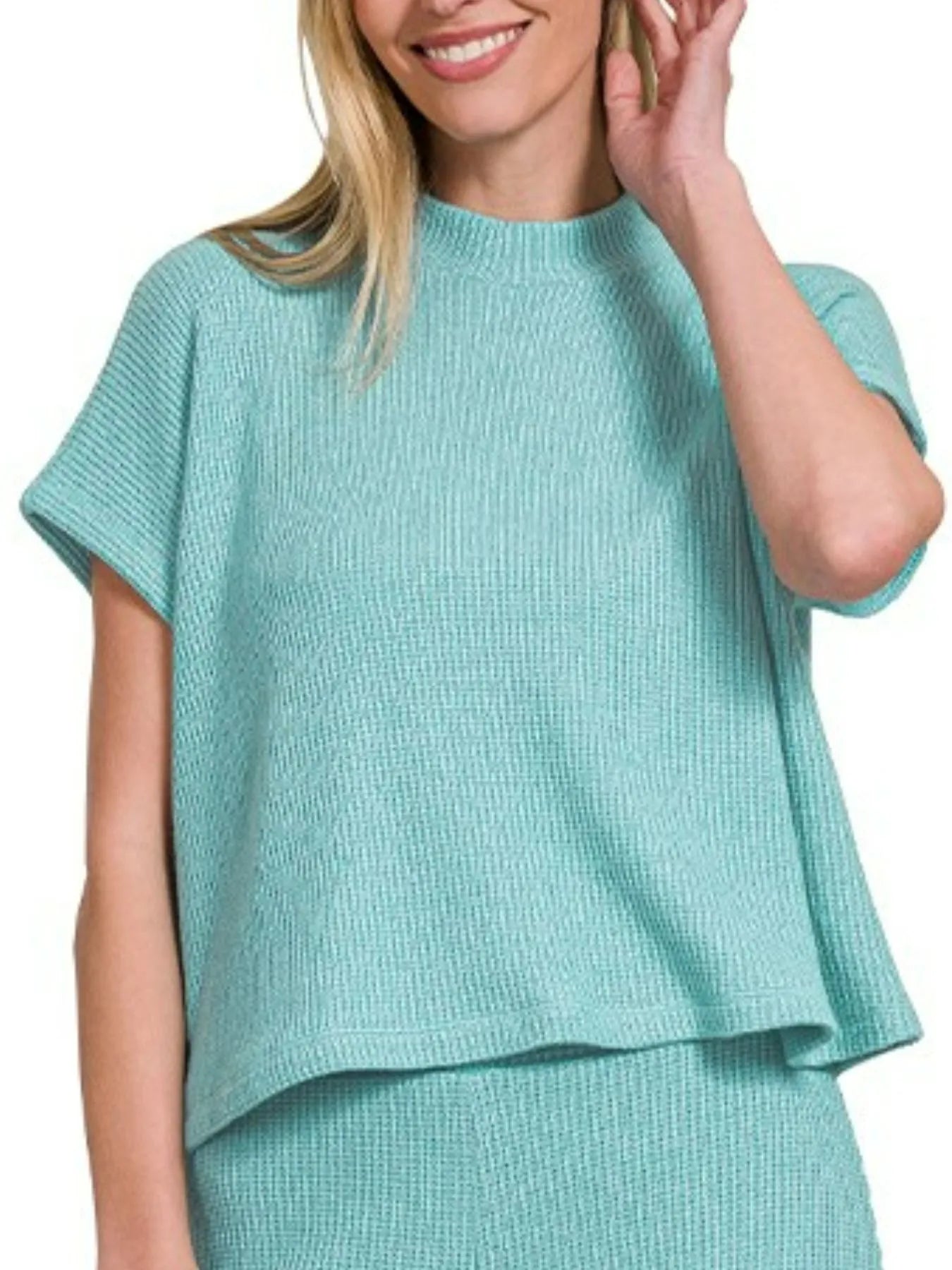 Image of Zenana Sweater Boxy Top & Long Pants Set | Queeble.shop