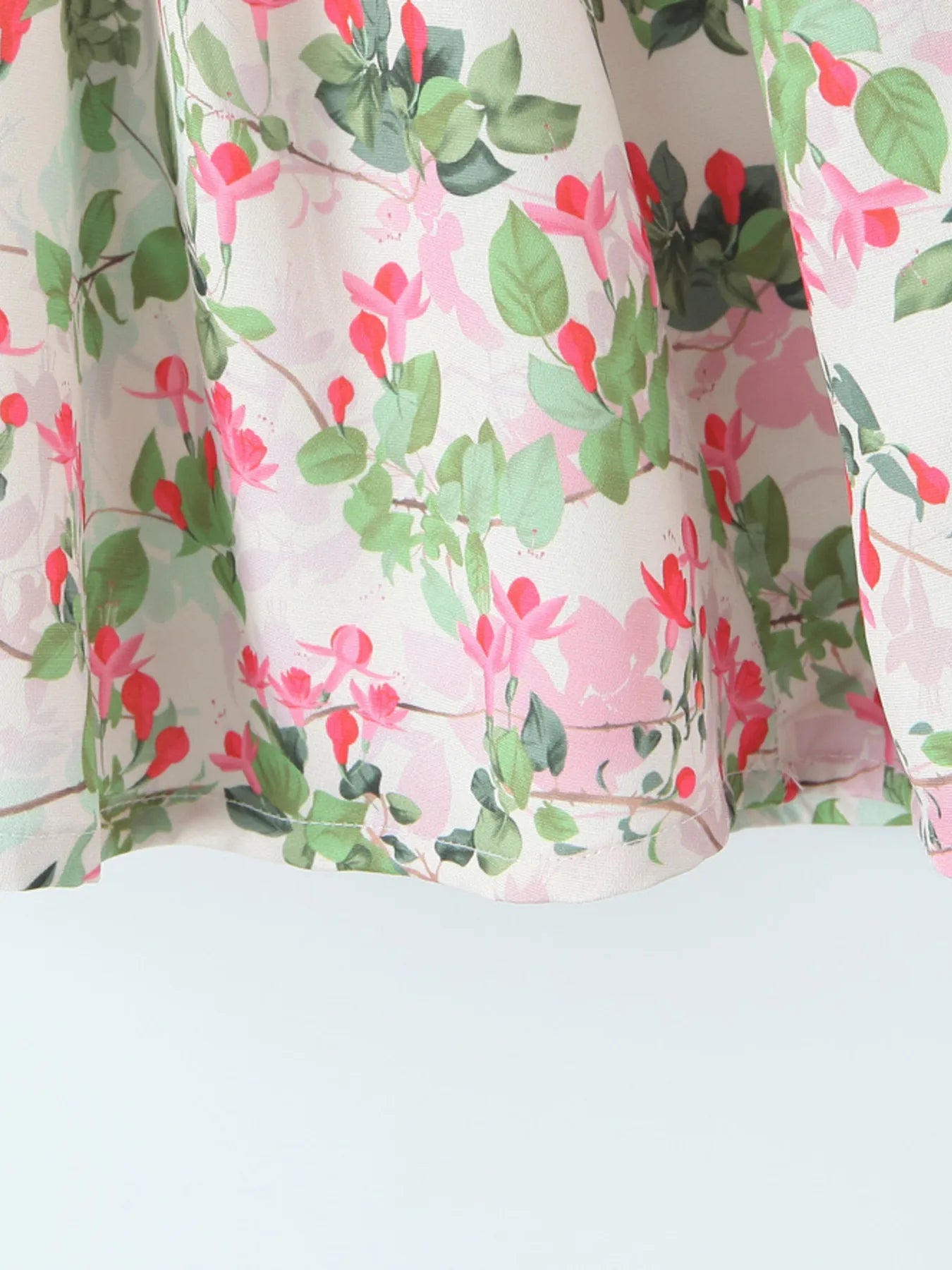 Image of Floral Halter Neck Mini Dress | Queeble.shop