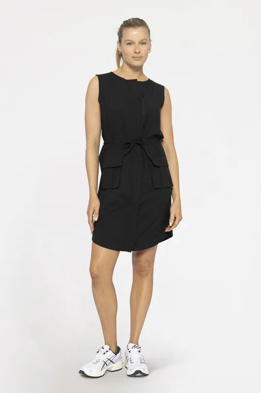 Image of MONO B Versatile Drawstring Waist Tank Dress | Queeble.shop