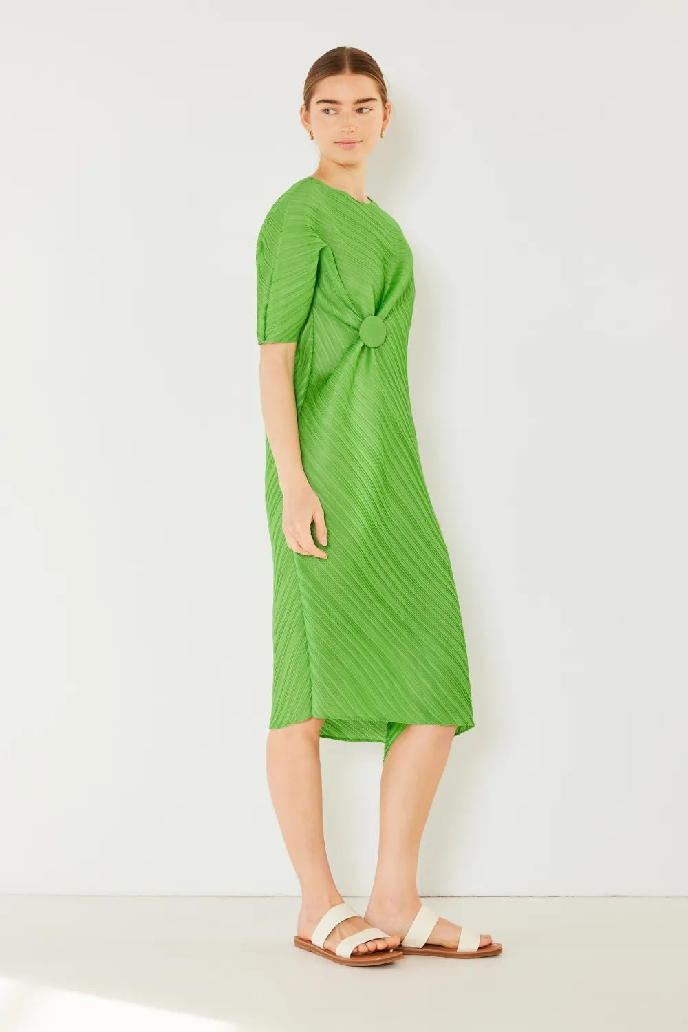 Image of Marina West Swim Pleated Dolman Sleeve Dress | Queeble.shop