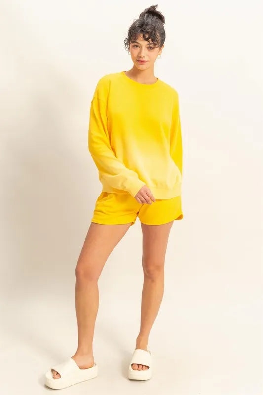 Image of HYFVE Dip Dye Long Sleeve Sweatshirt | Queeble.shop