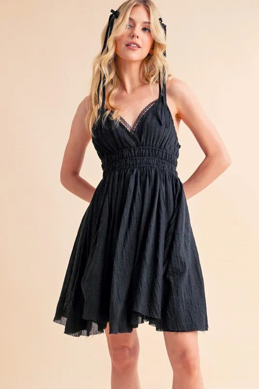 Image of Aemi+Co Lace Detail Mini Cami Dress | Queeble.shop