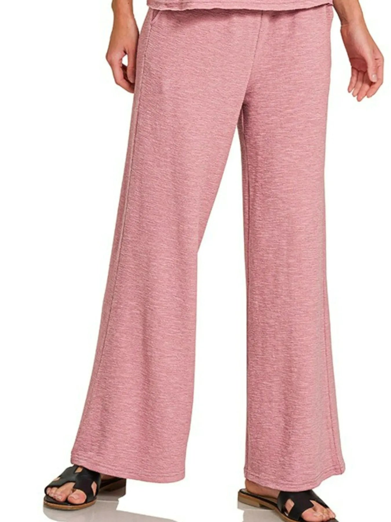 Image of Zenana Cotton Slub Tank and Pants Set | Queeble.shop
