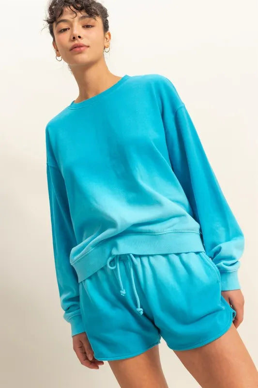 Image of HYFVE Dip Dye Long Sleeve Sweatshirt | Queeble.shop