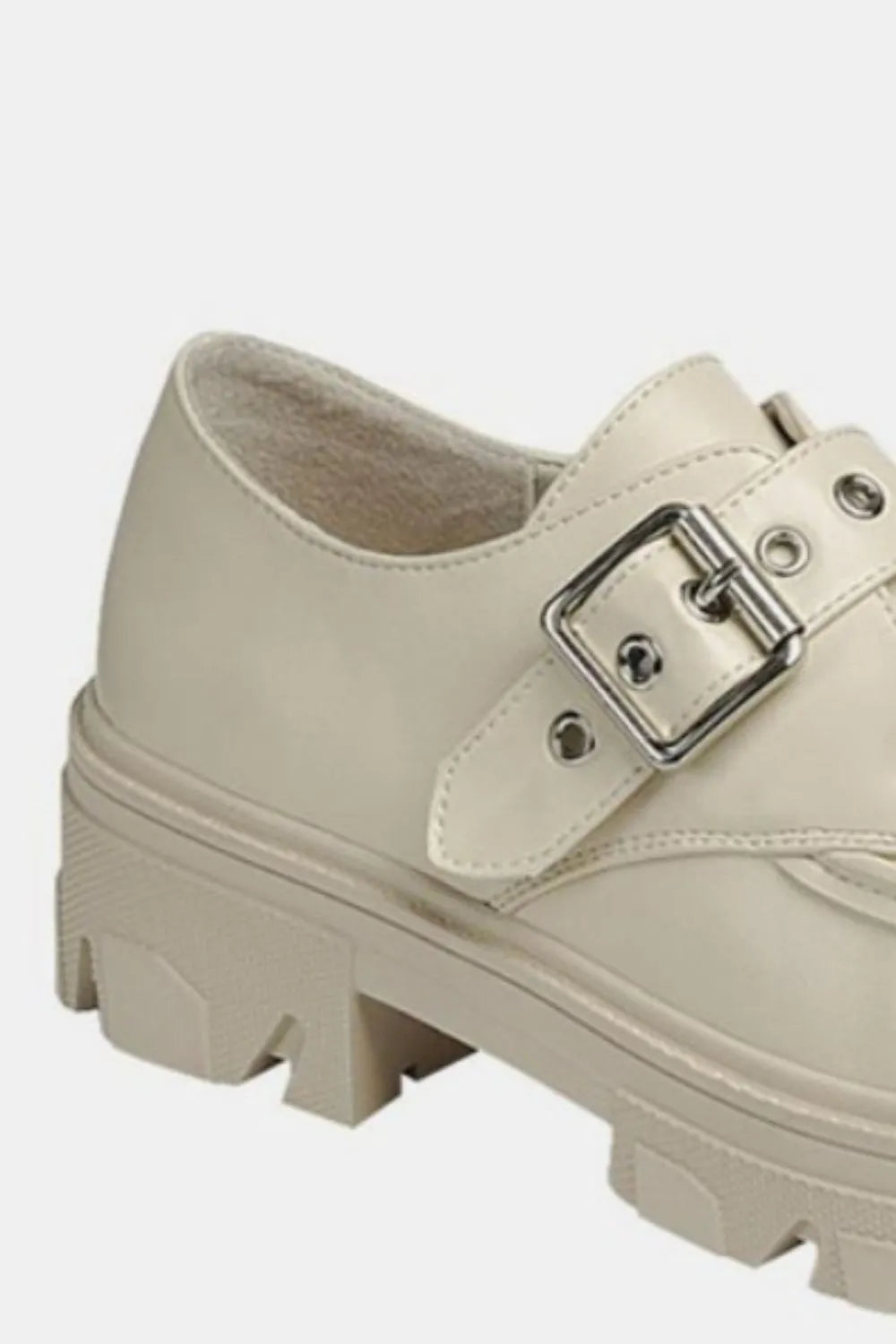 Image of Forever Link Buckled Platform Lug Sole Loafers | Queeble.shop