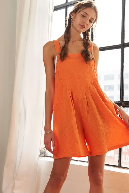 Image of ADORA Wide Leg Overall Romper | Queeble.shop