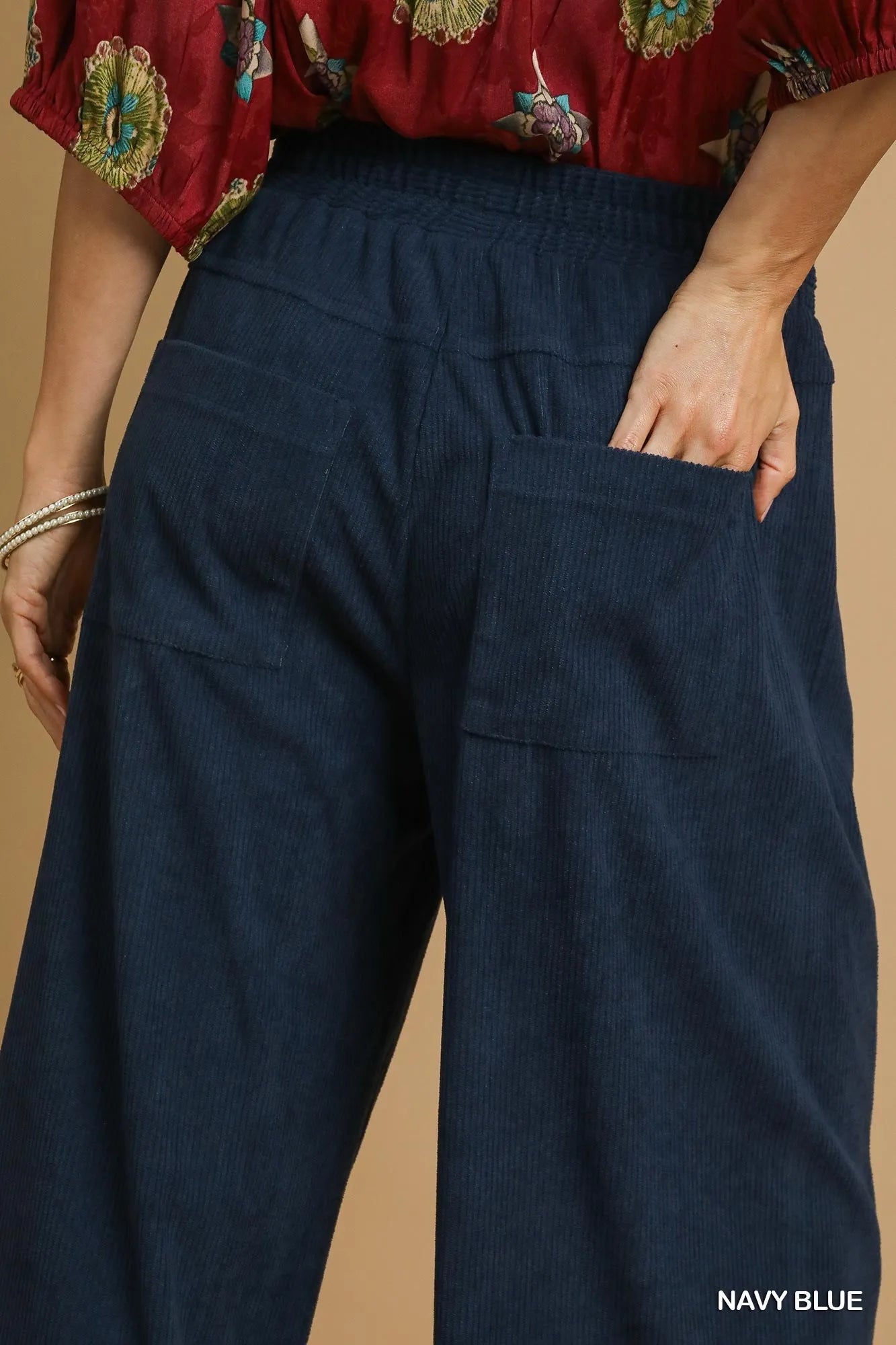 Image of Umgee Wide-Leg Corduroy Pants | Queeble.shop