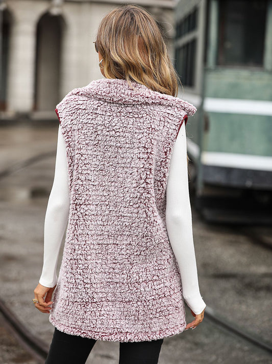 Image of Full Size Button Down Collared Neck Vest | Queeble.shop