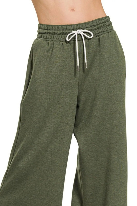 Image of Zenana Scuba Drawstring Pants | Queeble.shop